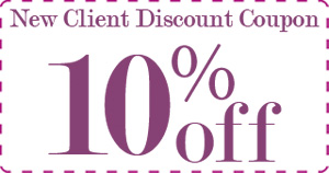 New Client Discount Coupon { 10% Off }